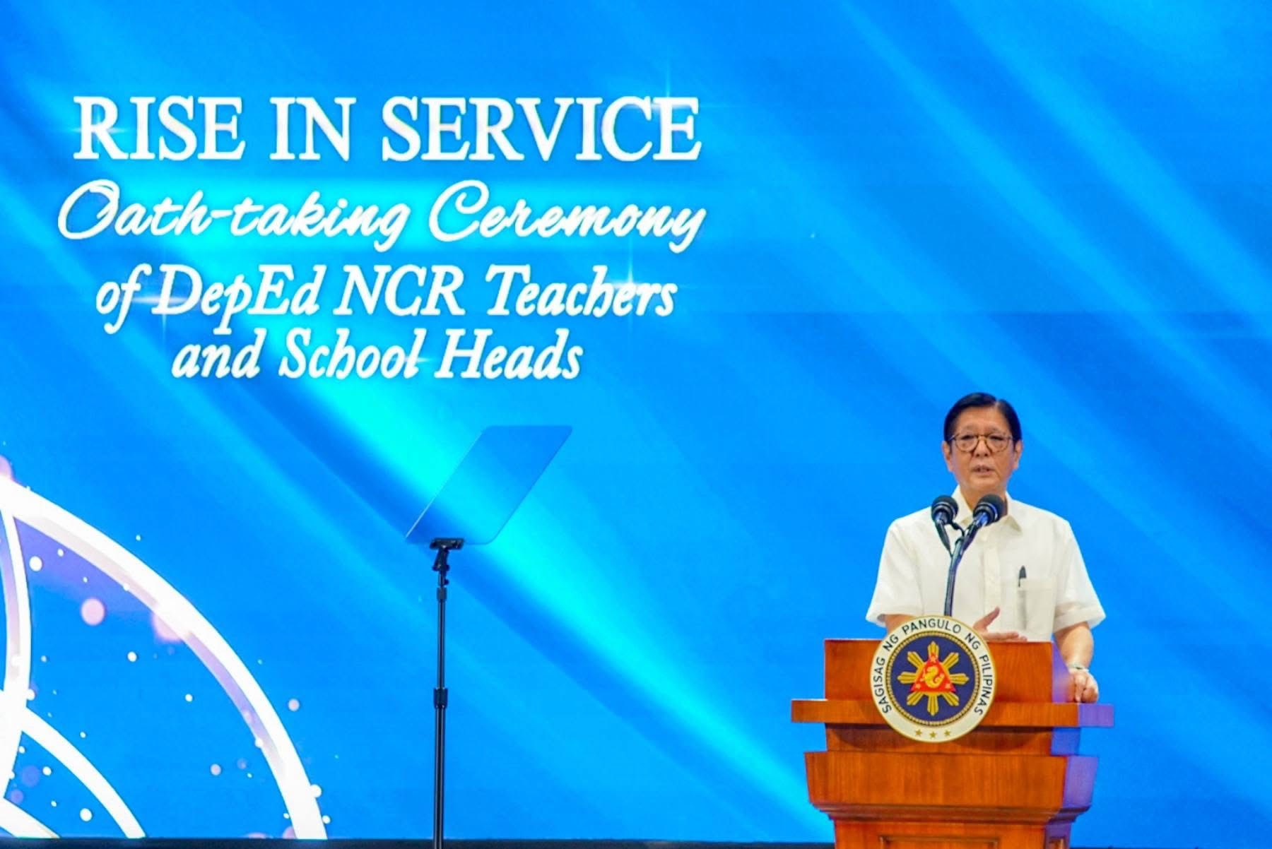 Oath Taking of Newly Appointed in Career Advancement